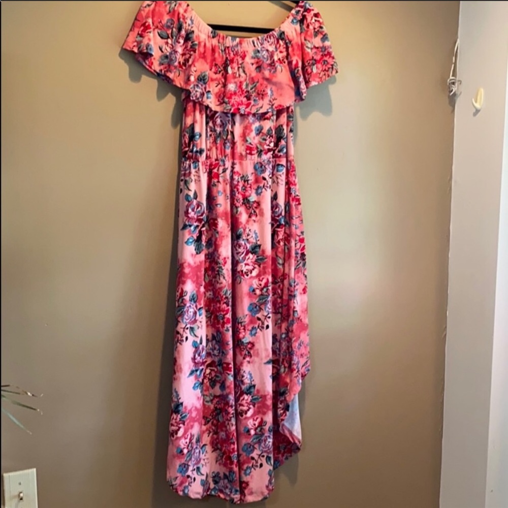 Pink Floral Sundress